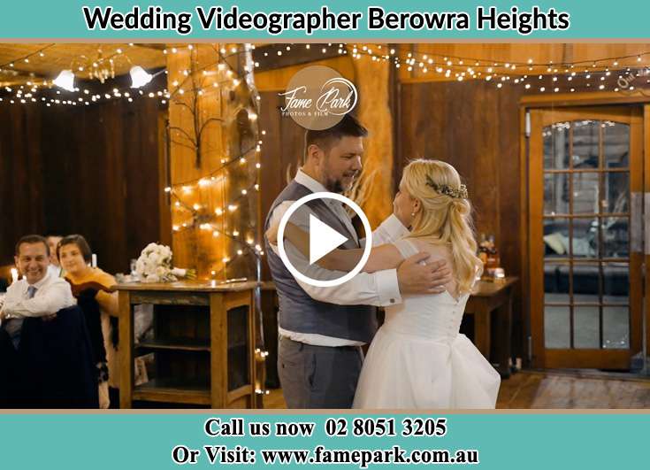 Bride and Groom dance at the dance floor Berowra Heights NSW 2082